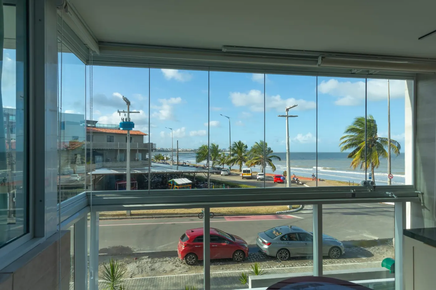 Vista para o mar do Bessa a partir da varanda