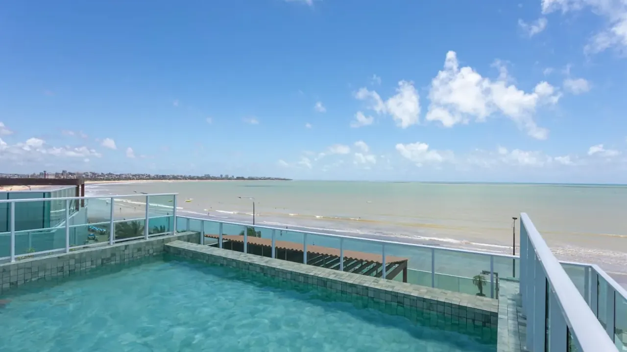 Tour em vídeo do apartamento beira-mar no Bessa