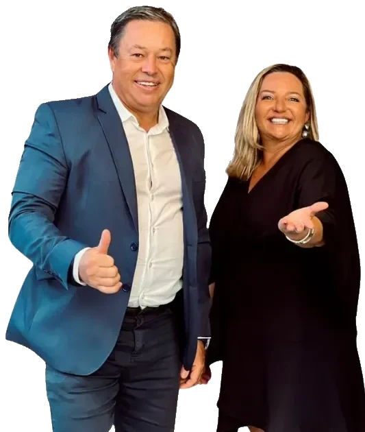Mauro e Candice, fundadores da Costa & Muniz Imóveis